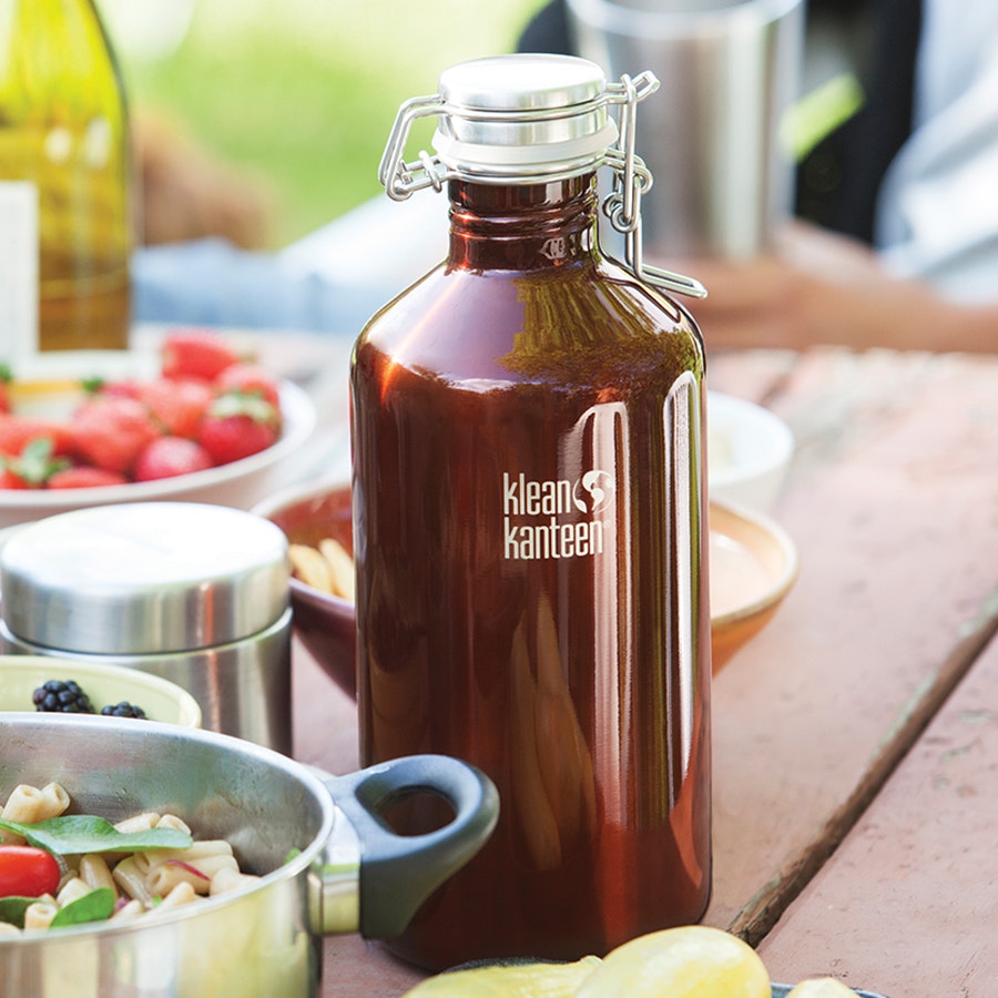 klean kanteen クリーンカンティーン グロウラー 40oz klean kanteen クラシック グロウラー ダークアンバー 40oz