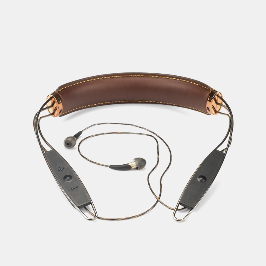 Klipsch X12 Bluetooth Leather Neckband Headphones Details