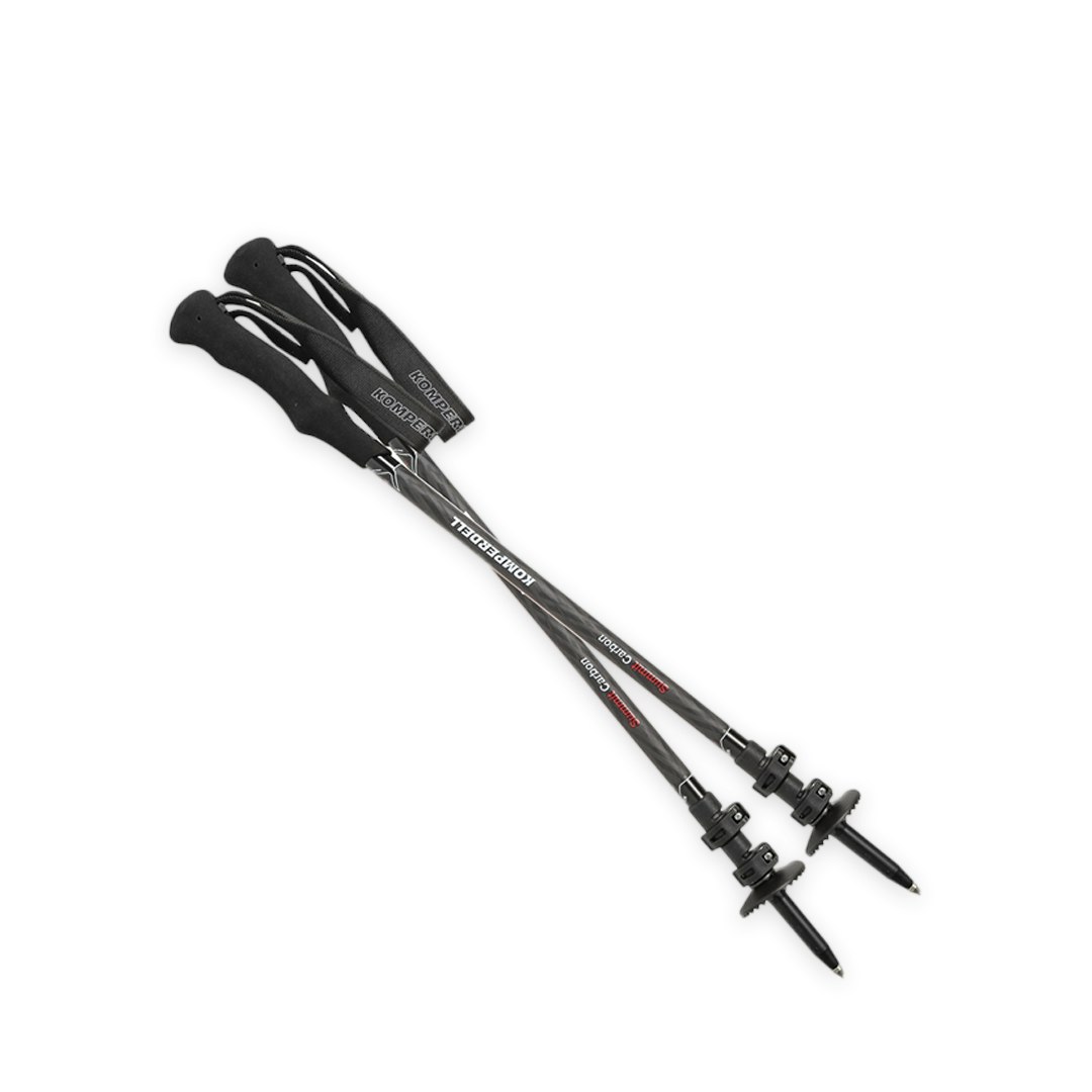 komperdell carbon powerlock trekking poles