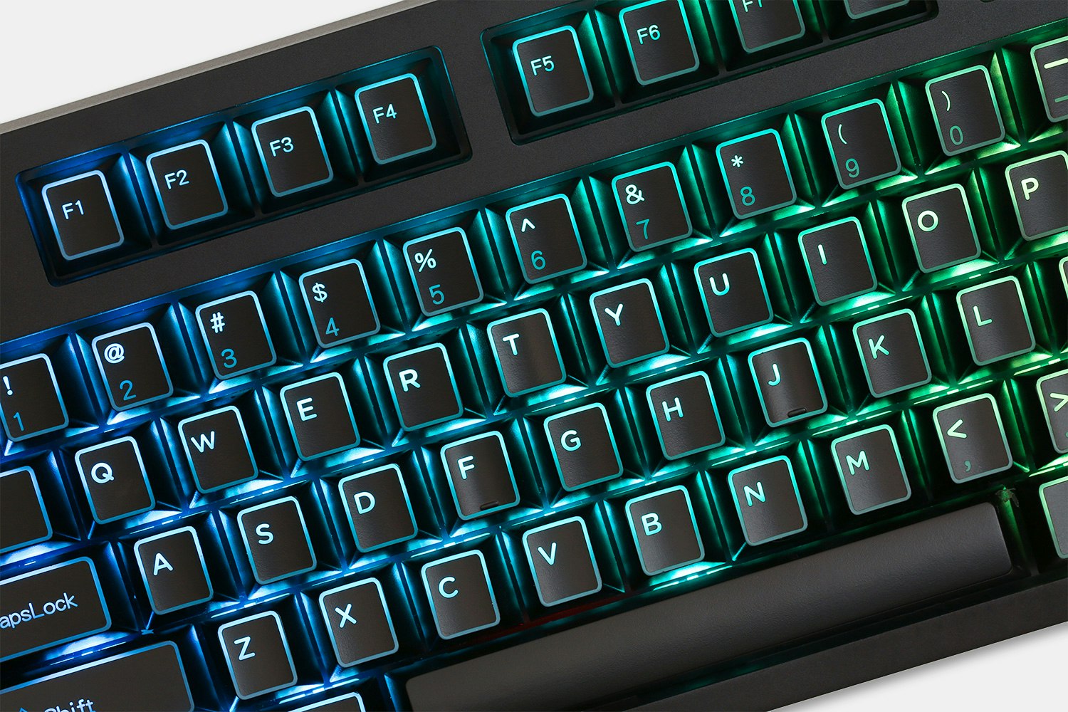 KPrepublic Outlined Shine-Through Keycap Set