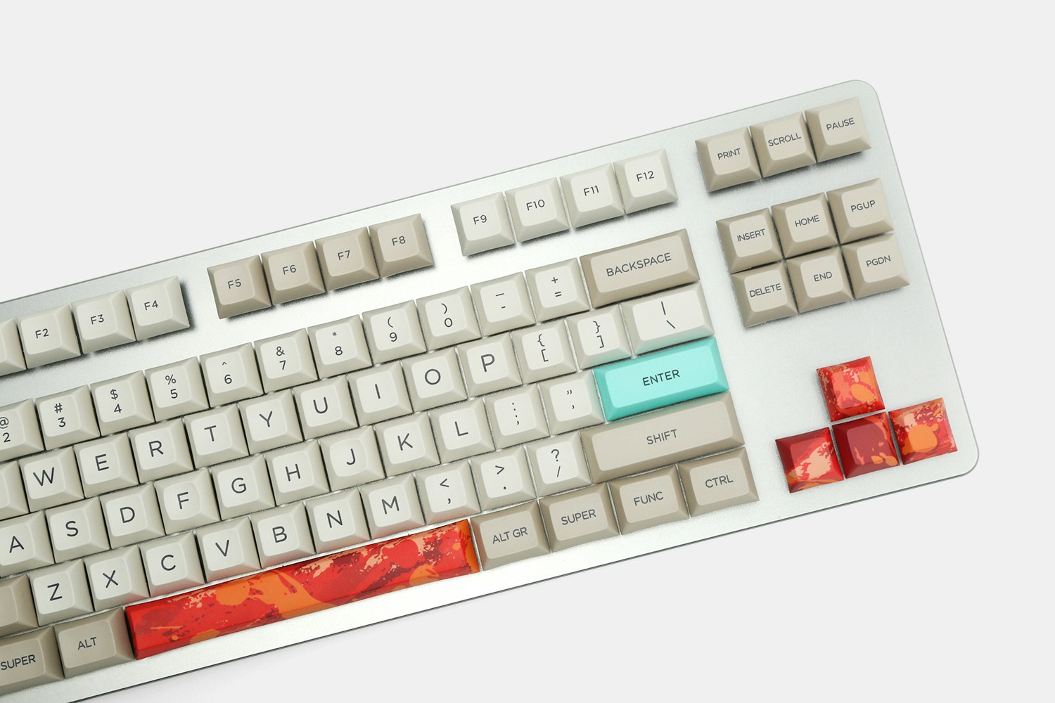 KP Republic PBT Spacebar + Arrows Keycap Set