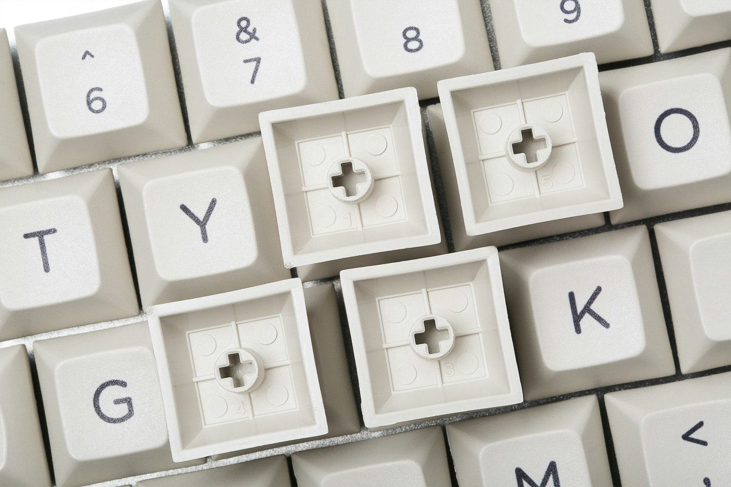 WinMix Retro Beige DSA Dye-Subbed Keycap Set