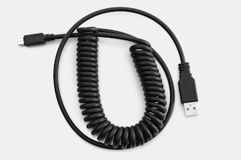 KPrepublic Retro Coiled & Coated USB Cable