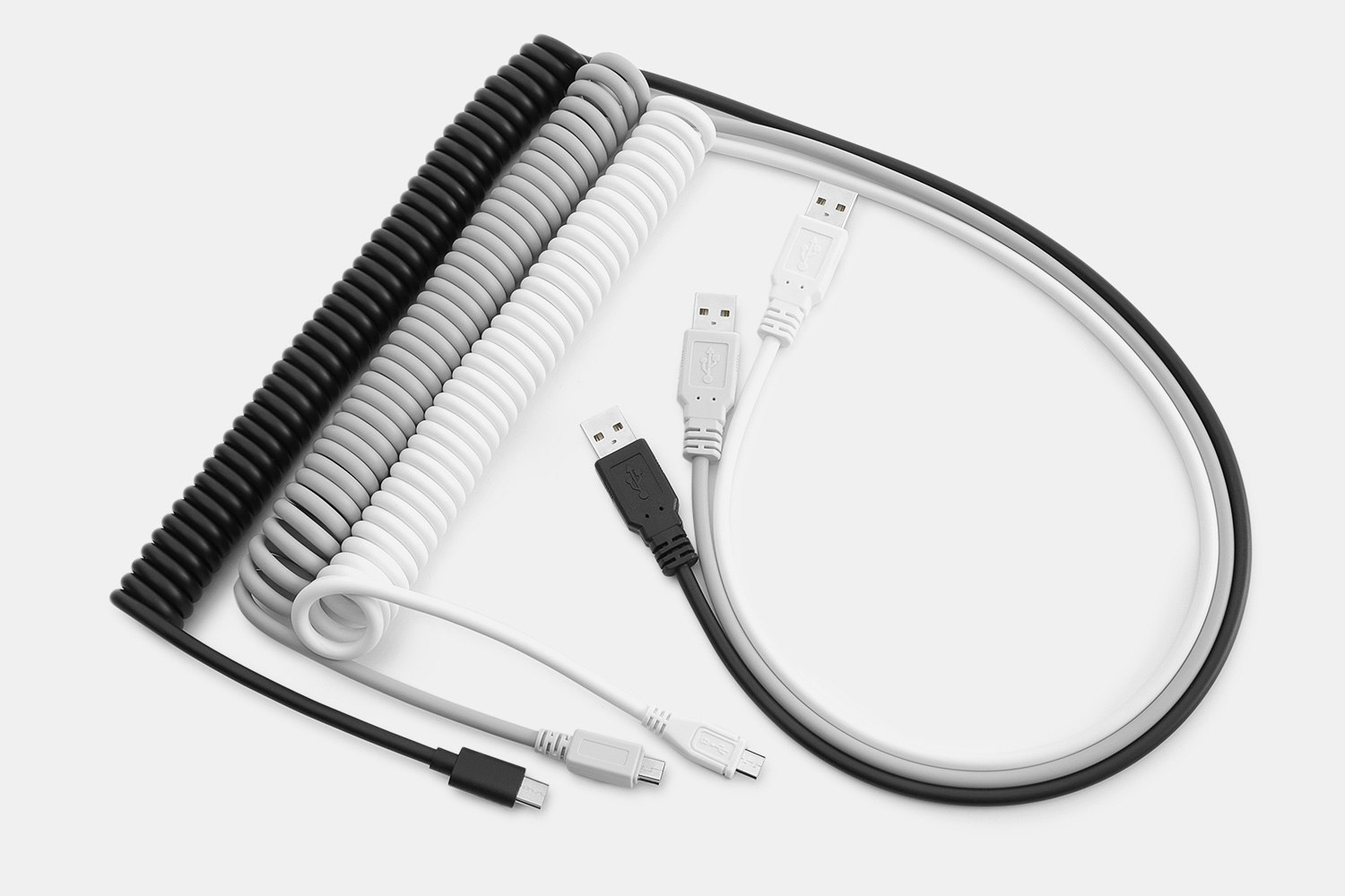 KPrepublic Retro Coiled & Coated USB Cable