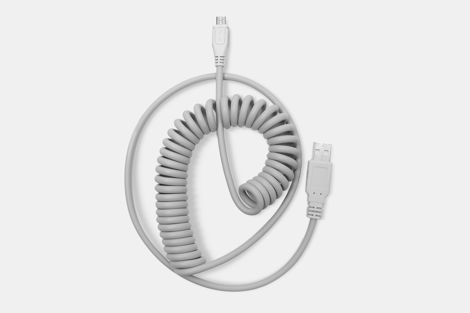 KPrepublic Retro Coiled & Coated USB Cable