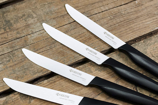Kyocera Advanced Ceramic 4-Piece Steak Knife Set