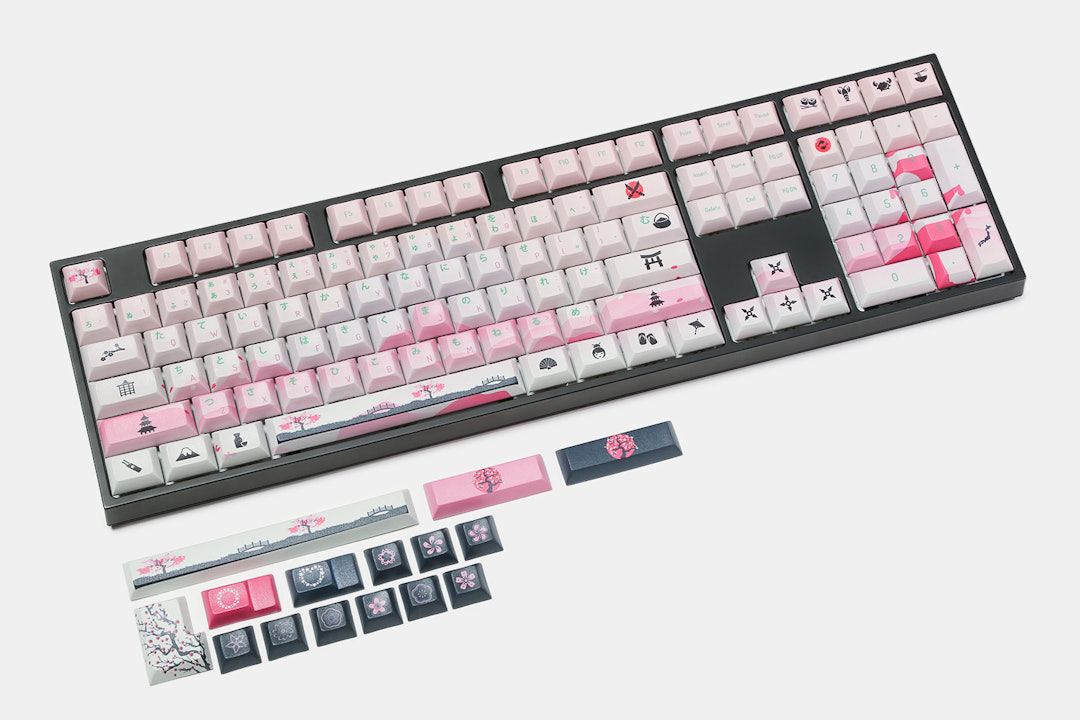 Kyoto DSA PBT All Over Dye-Subbed Keycap Set