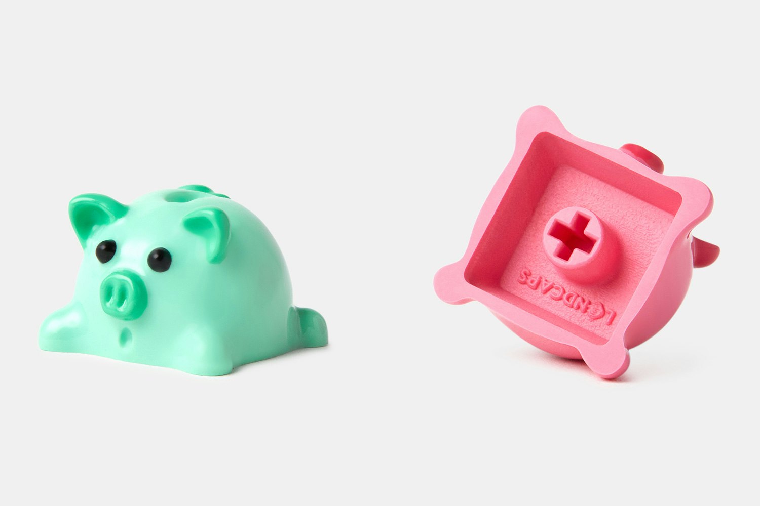 Landcaps Piggy Bank Artisan Keycap