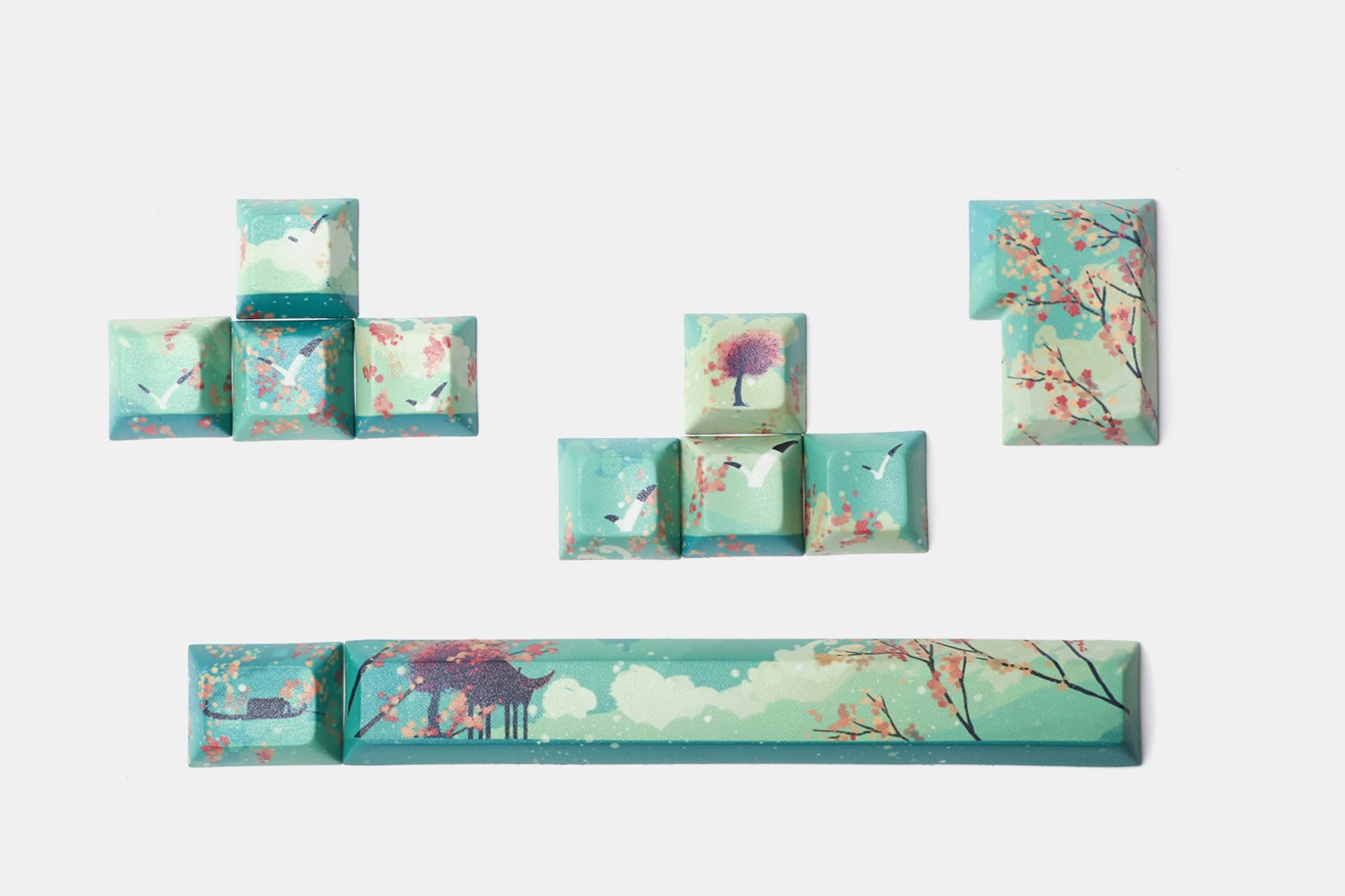 Landscape DSA Spacebar + WASD + Arrows Set