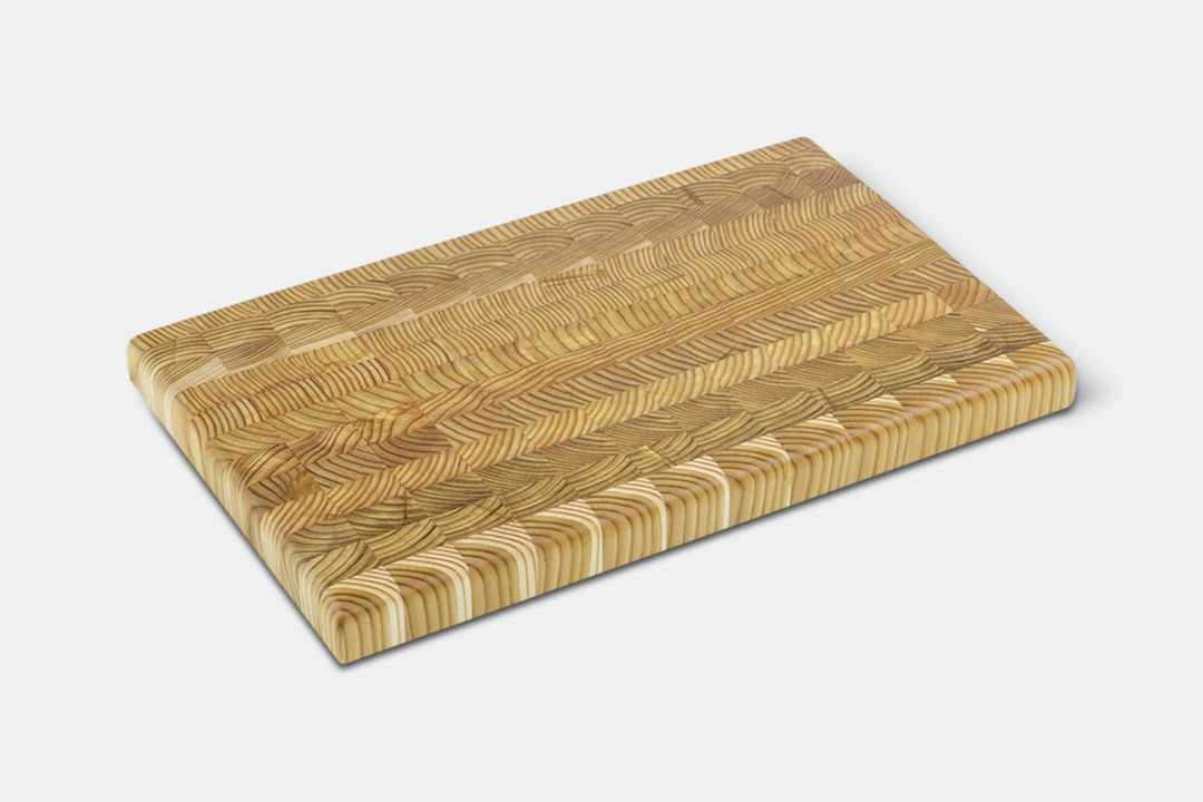 Larch Wood One Hander End-Grain Cutting Boards