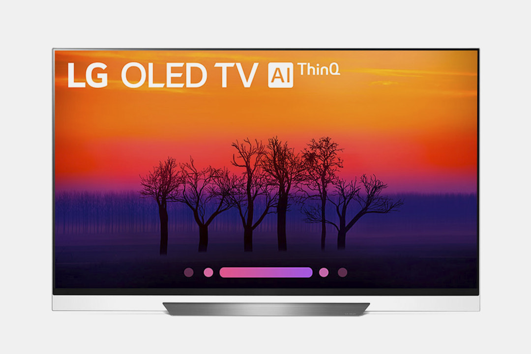 LG 65" E8 4K HDR OLED Glass TV w/AI ThinQ (2018)