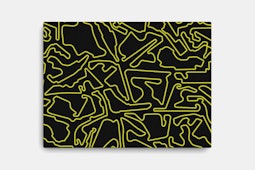 Formula Track Canvas - Yellow - Black