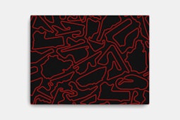 Endurance Track Canvas - Red - Black - 18X24