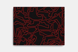 Indycar Track Canvas - Red - Black 