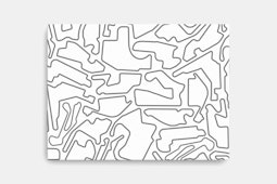 Indycar Track Canvas - Gray - White 