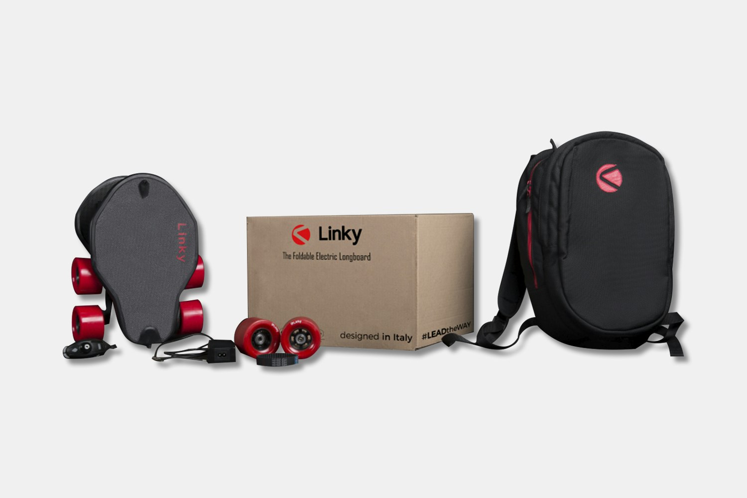 Linky Foldable Electric Longboard Skateboards Drop