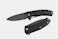 Black DLC Stonewash Blade, Black G10 Handle  (+$10)