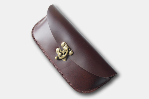 LM Products Lauden Leather Glasses Case