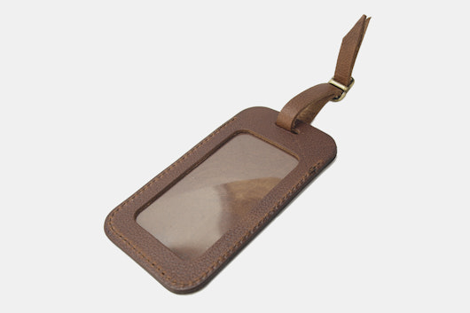 LM Products Leather Luggage Tags (2-Pack)
