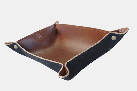 LM Products Leather Mouse Pad and Catch-All Tray Bundle