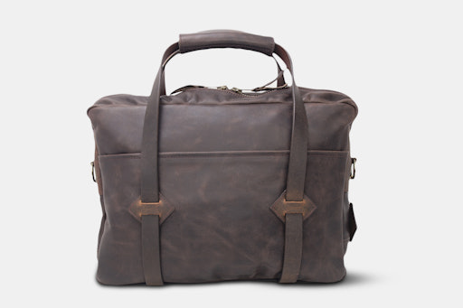 LM Products Rutledge Leather Briefcase