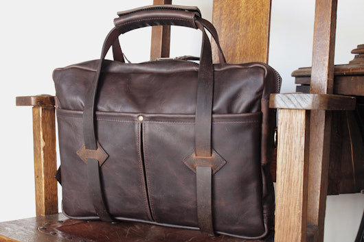 LM Products Rutledge Leather Briefcase