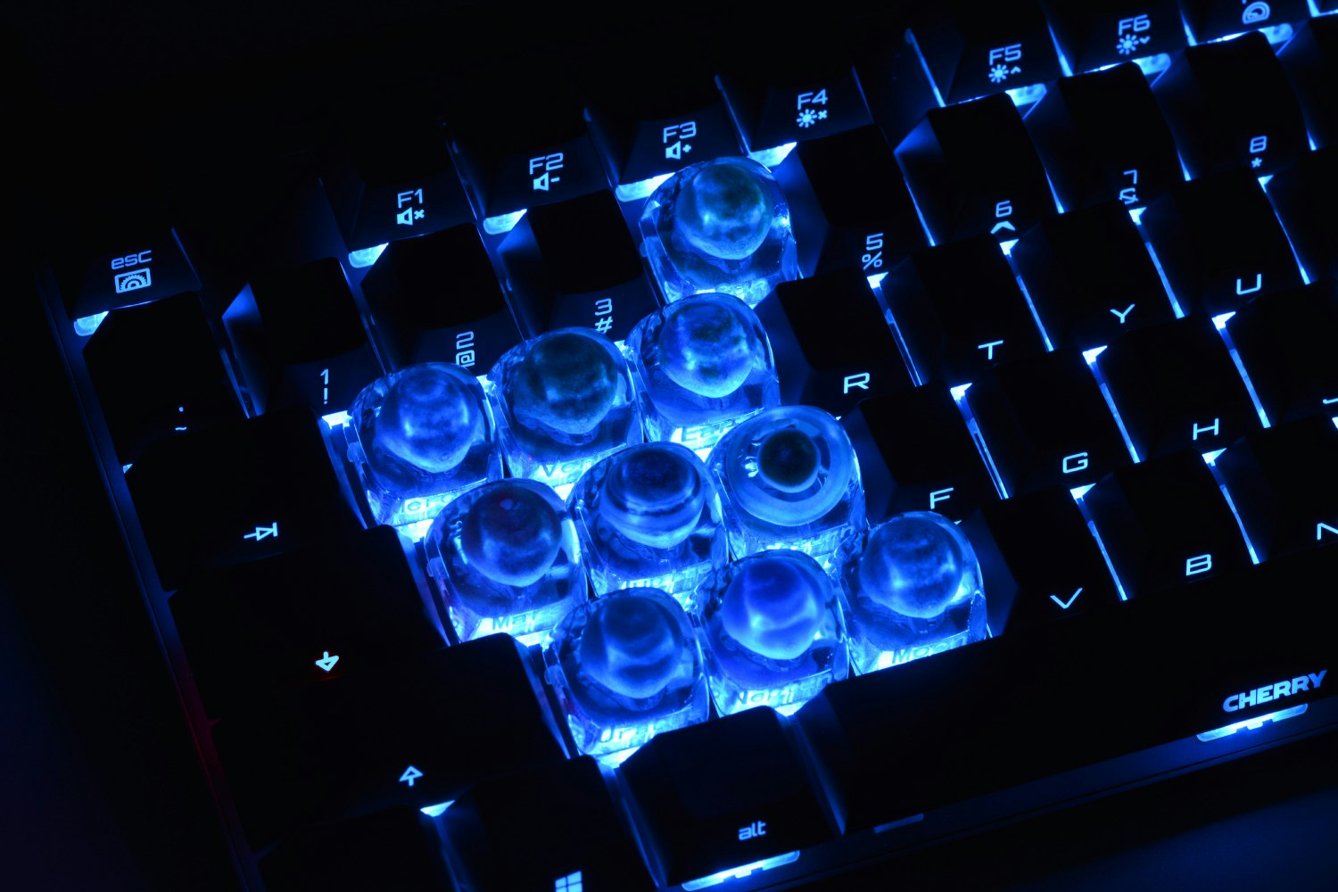 LOBUCap Solar System Resin Artisan Keycaps