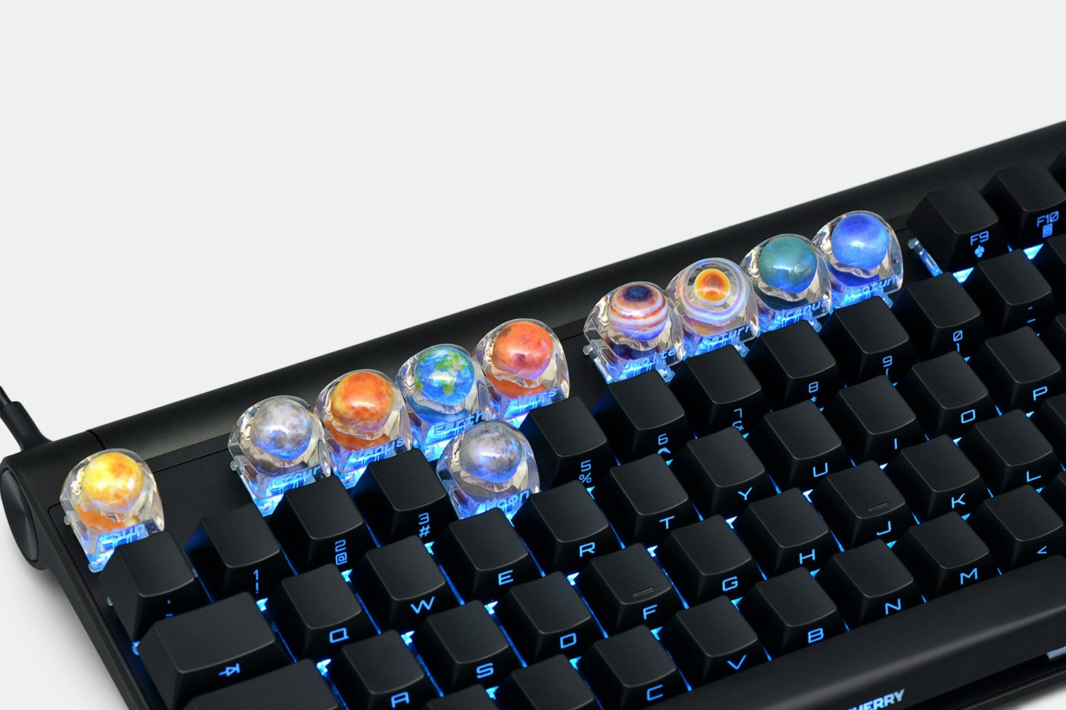 LOBUCap Solar System Resin Artisan Keycaps