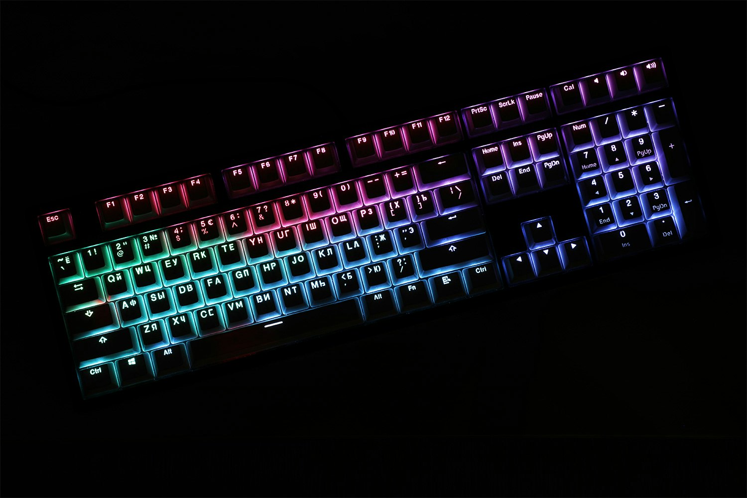 LOOP Russian & Korean PBT Doubleshot Keycap Set