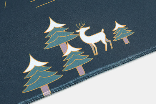 Lugoo Deer in the Woods Desk Mat