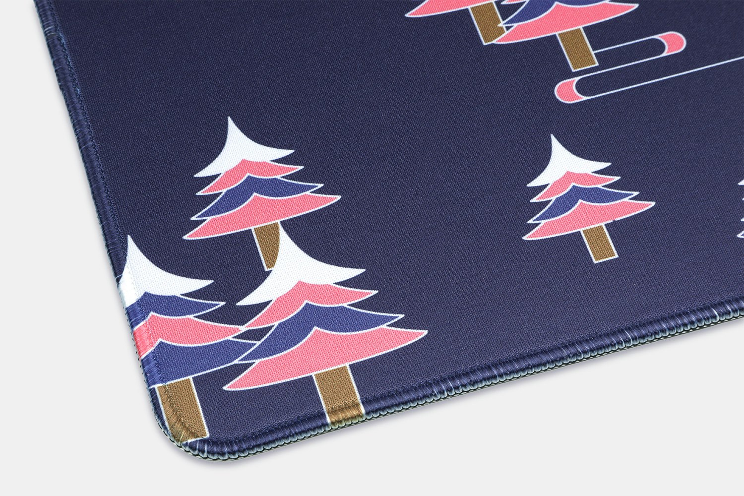 Lugoo Deer in the Woods Purple Desk Mat