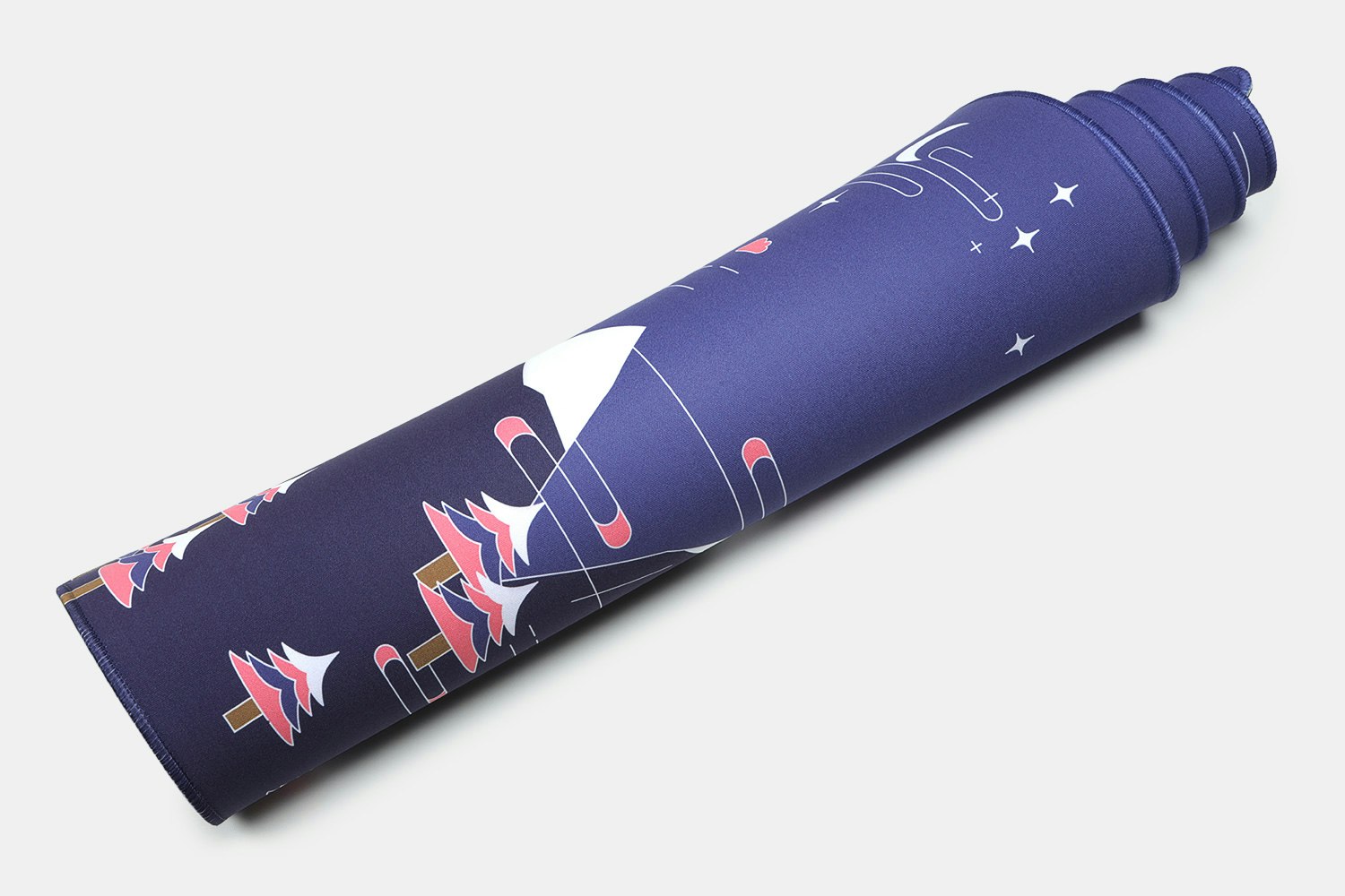 Lugoo Deer in the Woods Purple Desk Mat