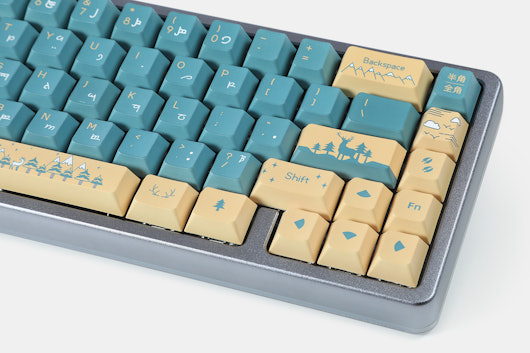 Lugoo Deer in Woods PBT Dye-Subbed Keycap Set