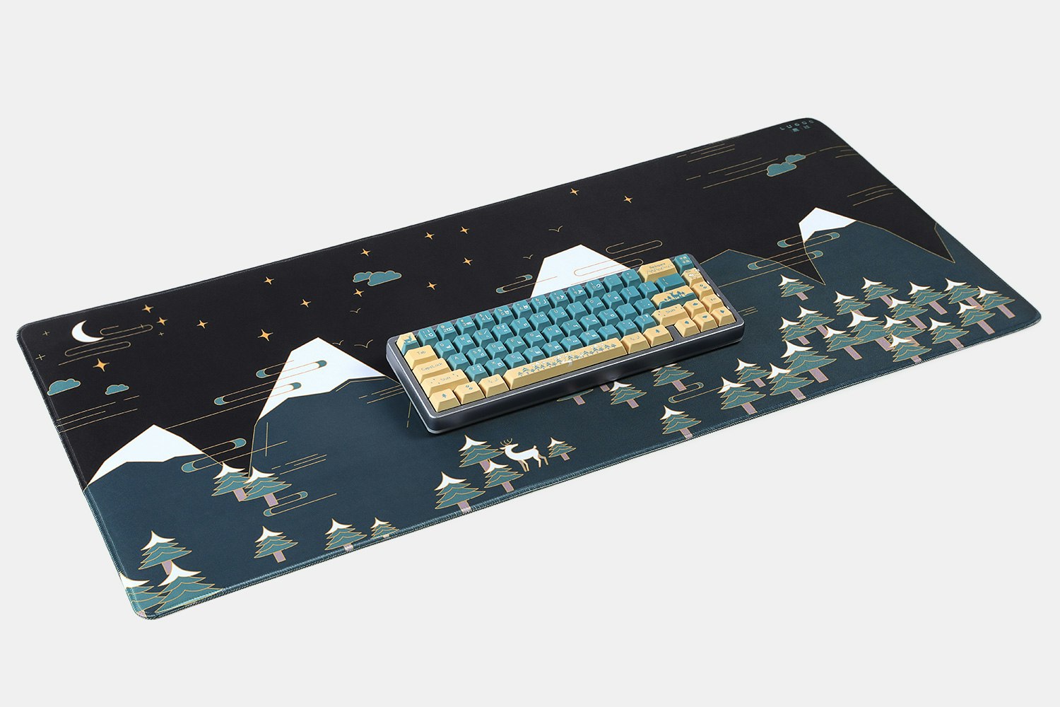 Lugoo Deer in Woods PBT Dye-Subbed Keycap Set