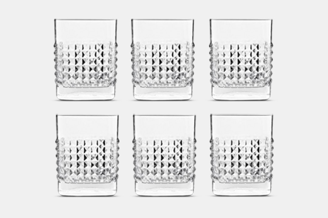 Luigi Bormioli Elixer Whiskey Glasses (Set of 6)