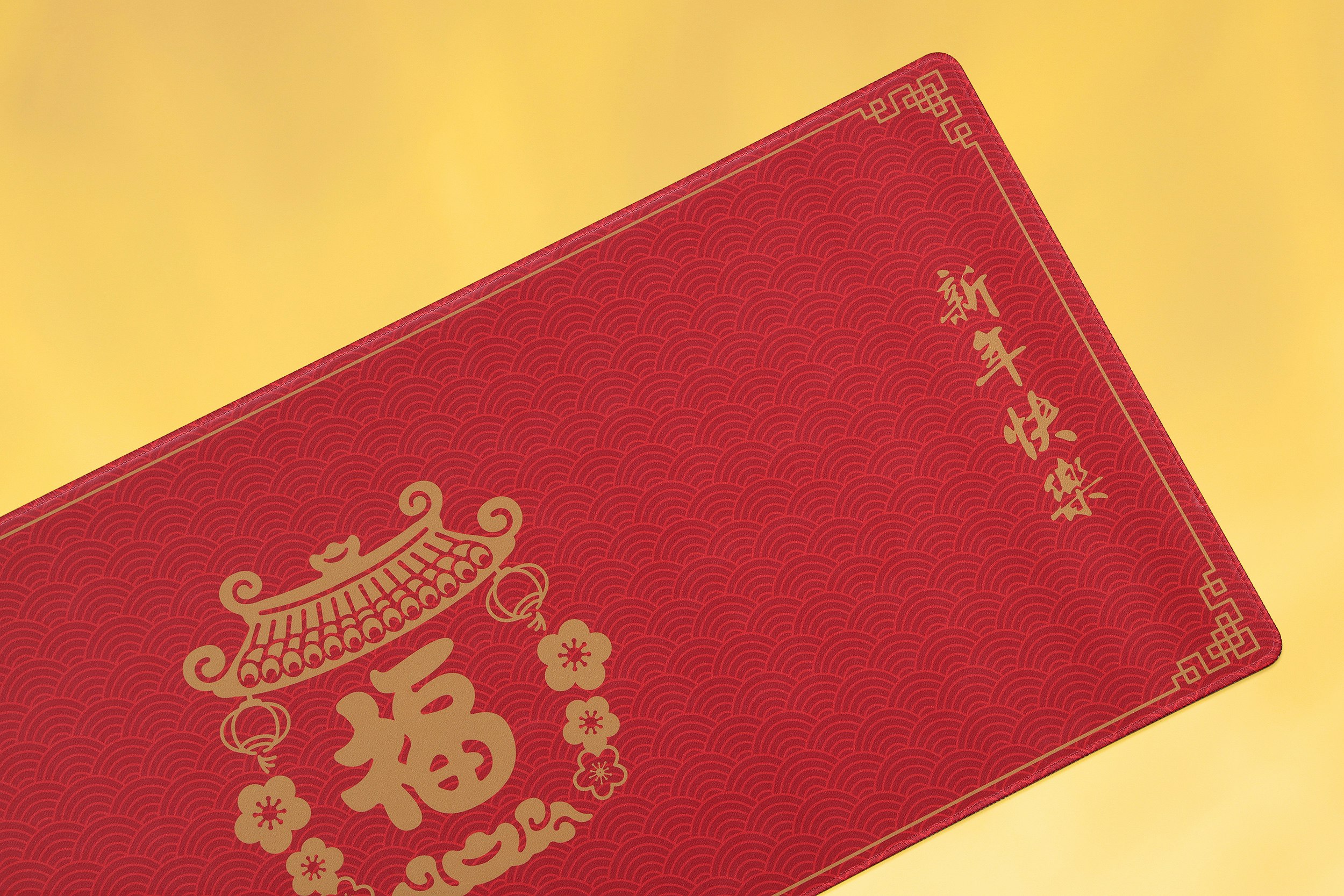 Drop + Boba.Types Lunar New Year Desk Mat
