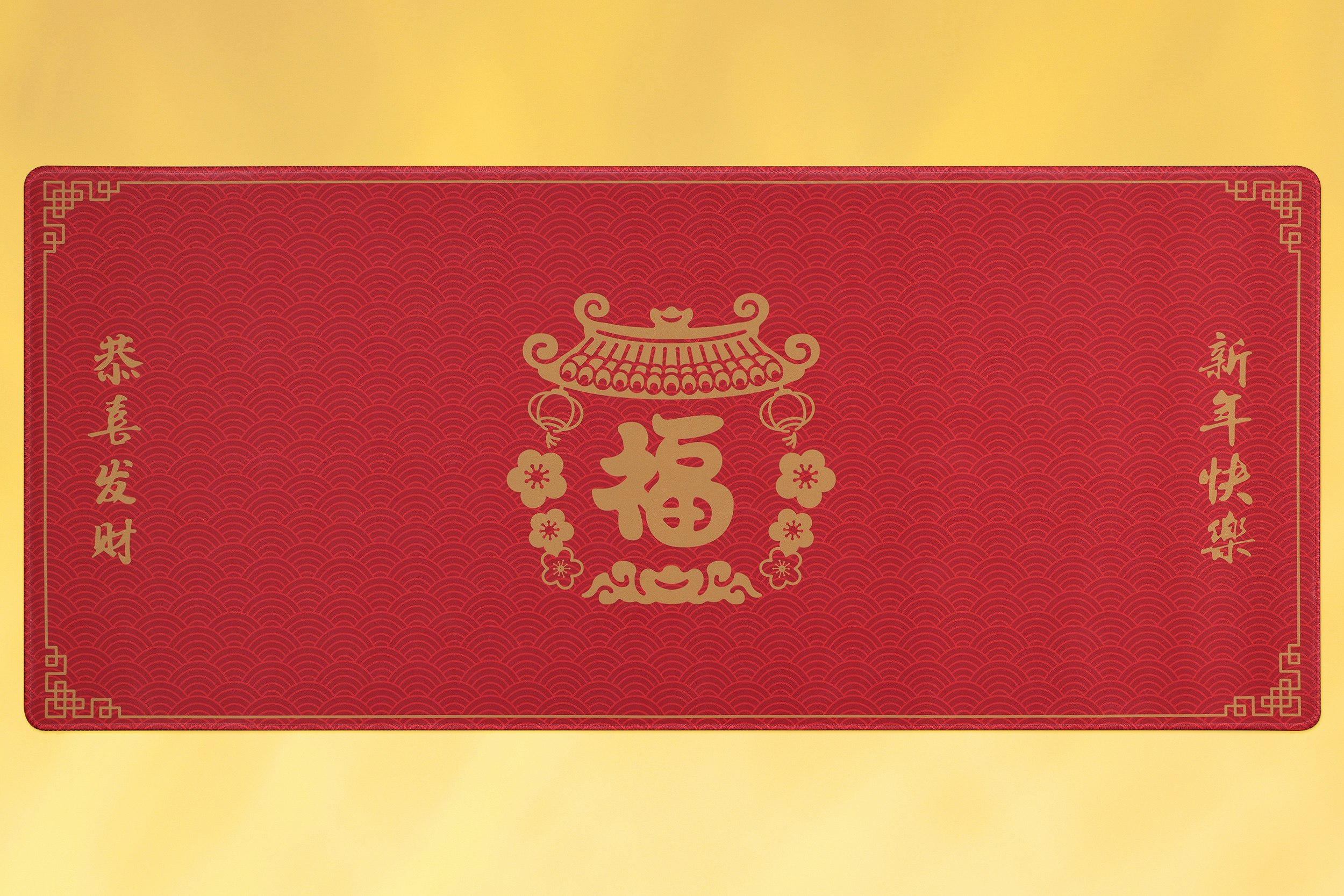 Drop + Boba.Types Lunar New Year Desk Mat