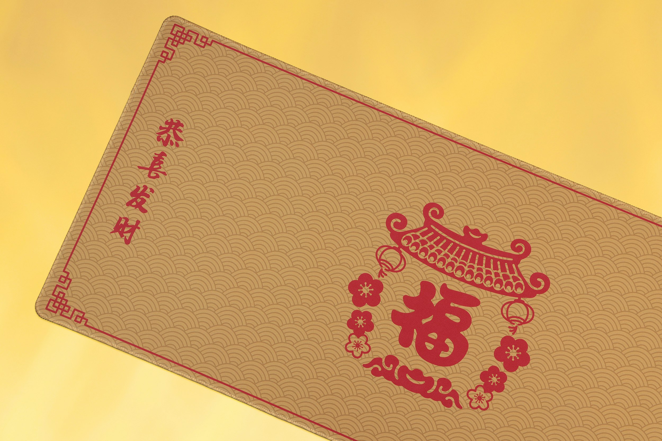 Drop + Boba.Types Lunar New Year Desk Mat