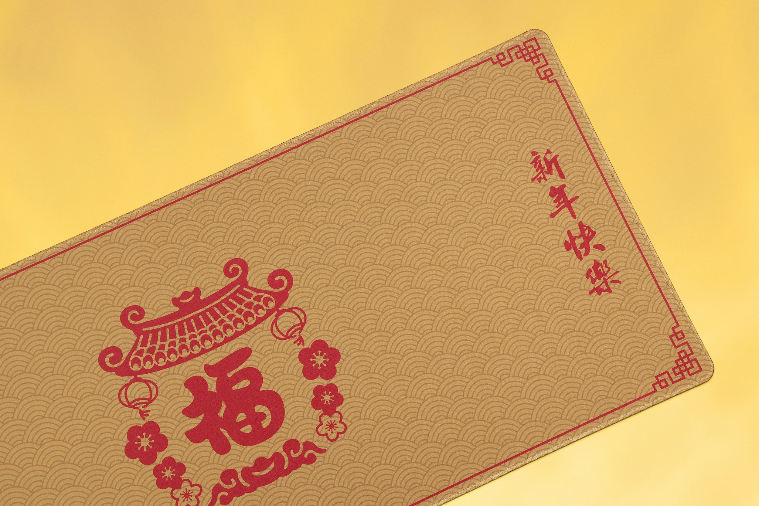 Drop + Boba.Types Lunar New Year Desk Mat
