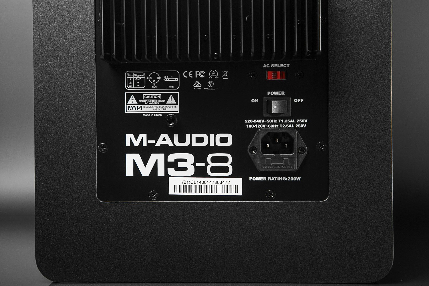 M-Audio M3-6 and M3-8 Three-Way Studio Monitor