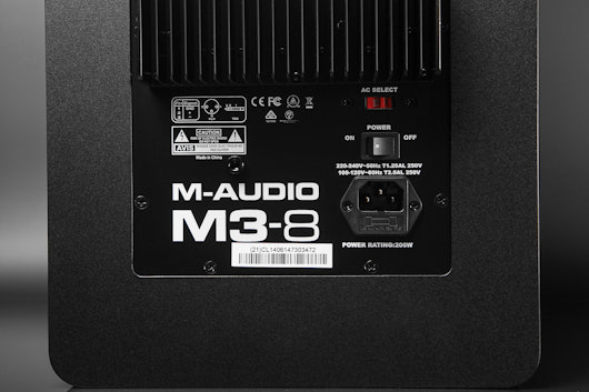 M-Audio M3-6 and M3-8 Three-Way Studio Monitor