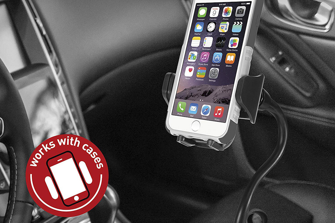 Macally Adjustable Cup-Holder Phone Mount