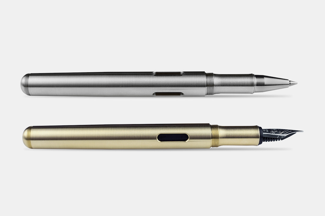 Machine Era Brass/Stainless Steel Fountain Pen Kit