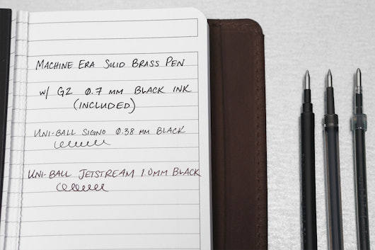 Machine Era Solid Brass Pen