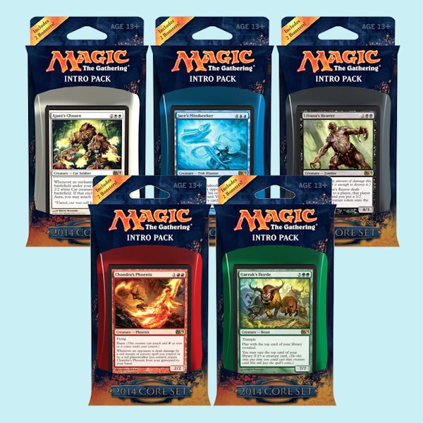Magic 2014 Intro Deck (5-Pack) | MTG | MTG Packs | Drop