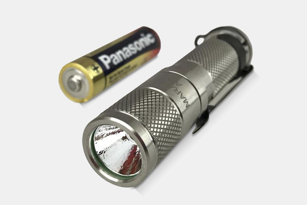 Maratac AA Titanium Nichia Flashlight REV1