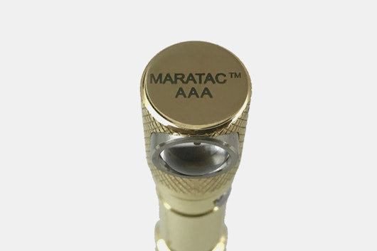 Maratac AAA TPF Flashlight: Copper & Brass