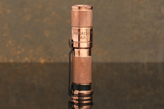 Maratac Copper AA Flashlight REV 4
