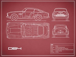 Aston Martin DB4 - Red
