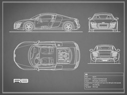 Audi R8 - Gray